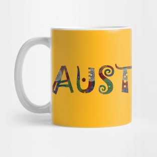 Australia Aboriginal Art Mug